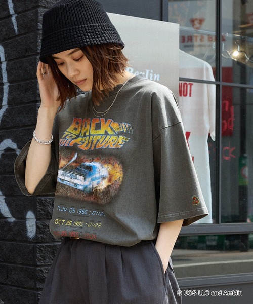 セール】【BACK TO THE FUTURE ＆ JAWS】別注 ピグメント加工