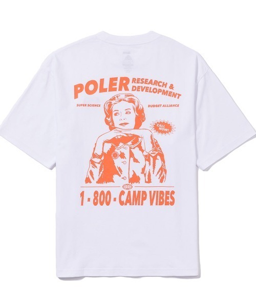[POLER] リラックスフィット 半袖Tシャツ POLER RND RELAX FIT TEE（ポーラー RND リラックスフィット