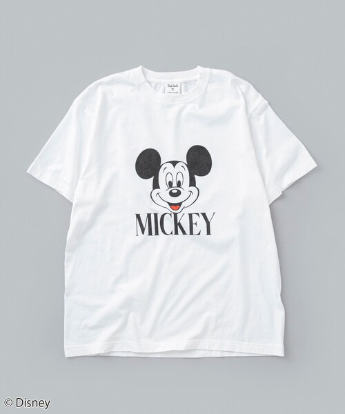 ＜6(ROKU)＞MICKEY/Tシャツ　Sサイズ BEAUTY&YOUTH UNITED ARROWS｜<6(ROKU)>MICKEY/Tシャツ