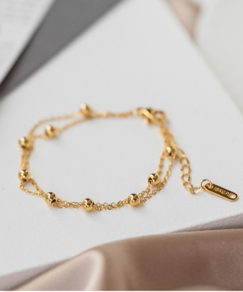 Coo+i（クーイ）の「ボールチェーンステンレスアンクレット（アンクレット・レディース・ゴールド・FREE）」の2枚目の写真