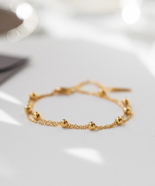 Coo+i（クーイ）の「ボールチェーンステンレスアンクレット（アンクレット・レディース・ゴールド・FREE）」の6枚目の写真