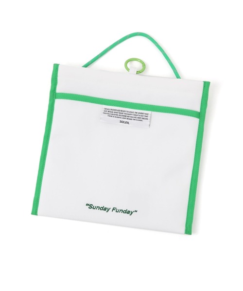 BAYFLOW（ベイフロー）の「[ひんやり長持ち]SOLEILクールポーチ（ポーチ・レディース・ホワイト/シルバー・0）」の12枚目の写真