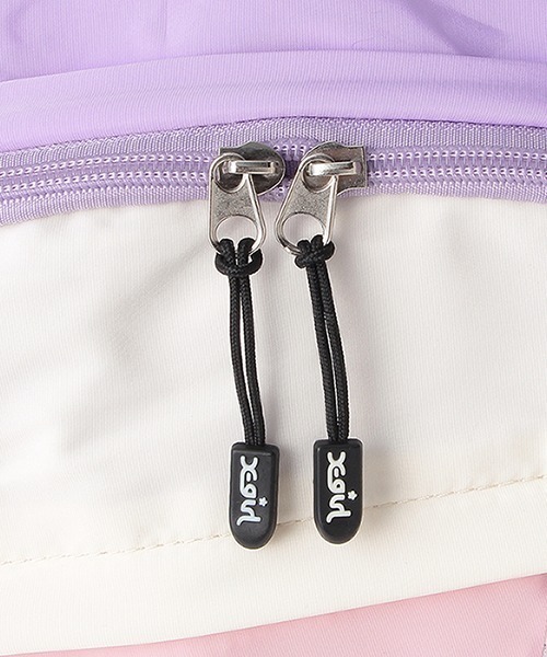 X-girl Stages（エックスガールステージス）の「配色リュック（バックパック/リュック・キッズ・ピンク/マルチ・FREE）」の6枚目の写真