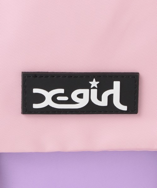 X-girl Stages（エックスガールステージス）の「配色リュック（バックパック/リュック・キッズ・ピンク/マルチ・FREE）」の8枚目の写真