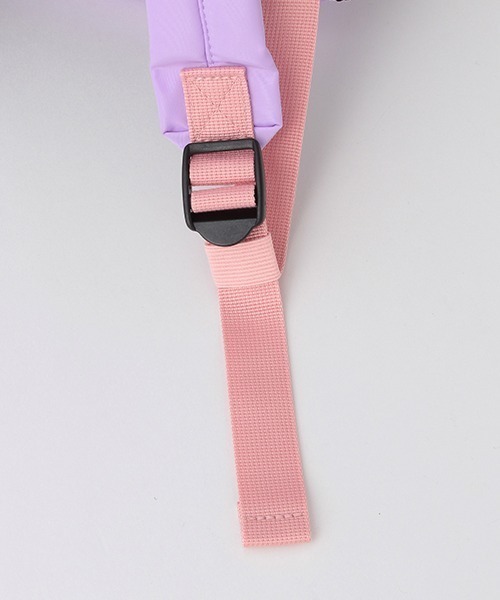 X-girl Stages（エックスガールステージス）の「配色リュック（バックパック/リュック・キッズ・ピンク/マルチ・FREE）」の12枚目の写真