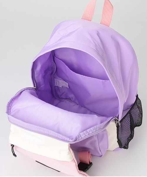 X-girl Stages（エックスガールステージス）の「配色リュック（バックパック/リュック・キッズ・ピンク/マルチ・FREE）」の14枚目の写真