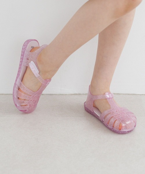 BAYFLOW（ベイフロー）の「ジェリーサンダル(KIDS)（サンダル・キッズ・ラベンダー/サックスブルー/ピンク・18.0cm/20.0cm/21.0cm/19.0cm/17.0cm）」の3枚目の写真