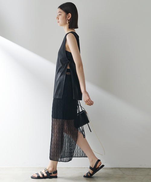 Whim Gazette（ウィムガゼット）の「透かし編みスカート