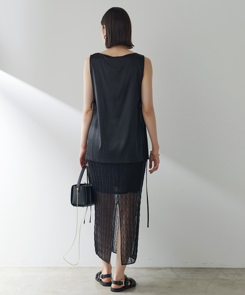 whim gazetto スカート ジャージーIラインロングスカート（スカート）｜Whim Gazette