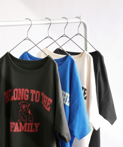 antiqua（アンティカ）の「ブルドッグロゴTシャツ（Tシャツ/カットソー・レディース・スミクロ/ブルー/ブラック/ホワイト・P/R）」の20枚目の写真