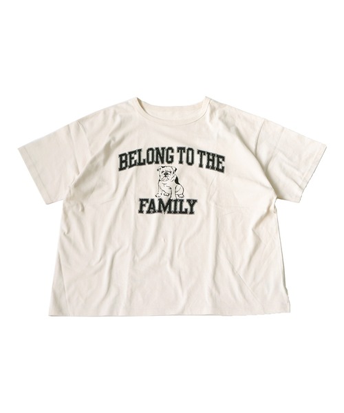 antiqua（アンティカ）の「ブルドッグロゴTシャツ（Tシャツ/カットソー・レディース・スミクロ/ブルー/ブラック/ホワイト・P/R）」の22枚目の写真