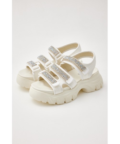 STACCATO（スタッカート）の「パラグポンプスポーティーサンダル（サンダル・レディース・ホワイト/ブラック・22.5cm/23cm/23.5cm/24cm/24.5cm/22cm）」の4枚目の写真