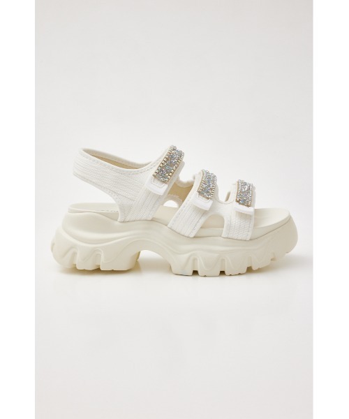 STACCATO（スタッカート）の「パラグポンプスポーティーサンダル（サンダル・レディース・ホワイト/ブラック・22.5cm/23cm/23.5cm/24cm/24.5cm/22cm）」の6枚目の写真