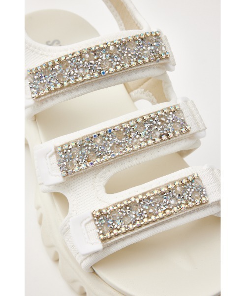 STACCATO（スタッカート）の「パラグポンプスポーティーサンダル（サンダル・レディース・ホワイト/ブラック・22.5cm/23cm/23.5cm/24cm/24.5cm/22cm）」の10枚目の写真