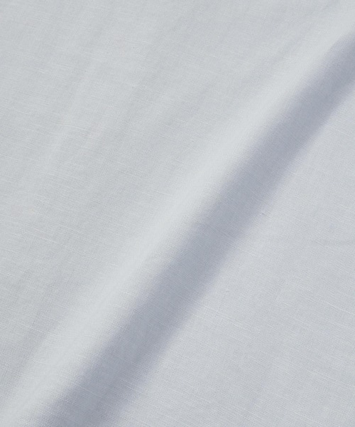 Noen(ノエン)の「半袖リネンレギュラーカラーシャツ(Tシャツ/カットソー・メンズ・ベージュ/ホワイト/ブルー・LARGE/MEDIUM)」の13枚目の写真