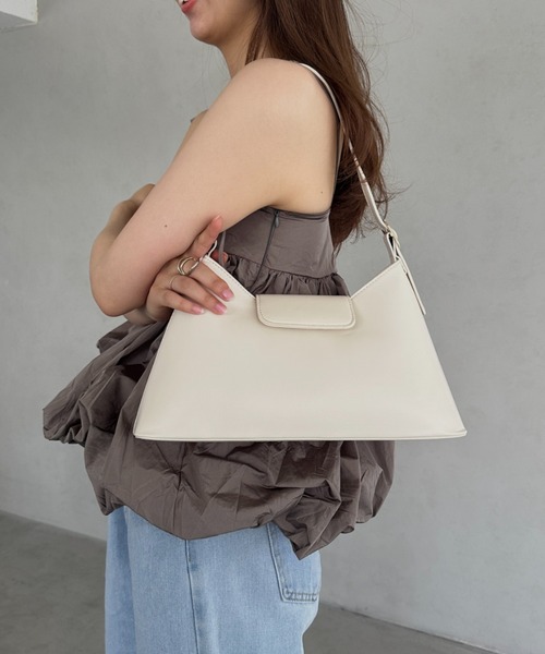 MYMOOD.（マイムード）の「PUハンドバッグ（ハンドバッグ・レディース・グリーン/ブラック/イエロー/アイボリー・FREE）」の7枚目の写真