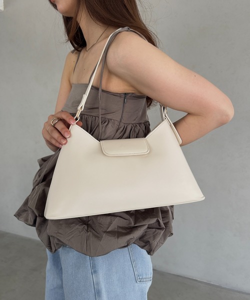 MYMOOD.（マイムード）の「PUハンドバッグ（ハンドバッグ・レディース・グリーン/ブラック/イエロー/アイボリー・FREE）」の8枚目の写真