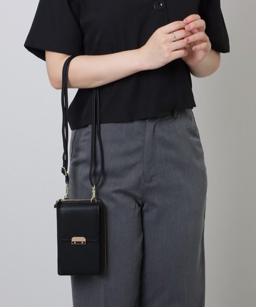 Lace Ladies(レースレディース)の「コンパクト ウォレット 2WAY ショルダーバッグ(ショルダーバッグ・レディース・ブラック/アイボリー/シルバー/ピンク・FREE)」の12枚目の写真
