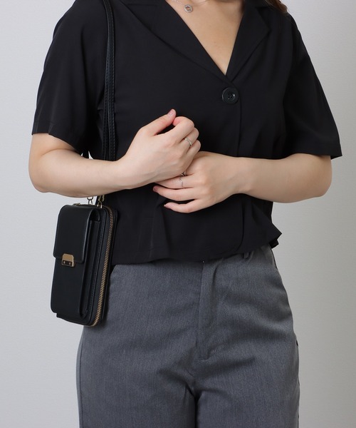 Lace Ladies(レースレディース)の「コンパクト ウォレット 2WAY ショルダーバッグ(ショルダーバッグ・レディース・ブラック/アイボリー/シルバー/ピンク・FREE)」の14枚目の写真