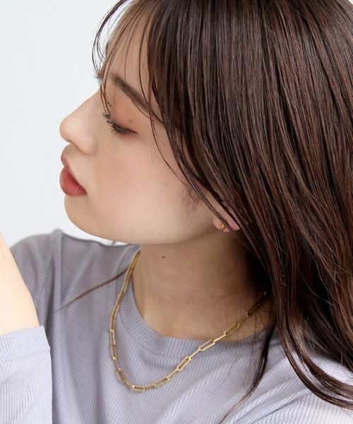 abaskdesign(アバスクデザイン)の「金属アレルギー対応 ロッドスモールステンレスピアス(ピアス(両耳用)・レディース・シルバー/ゴールド・FREE)」の4枚目の写真