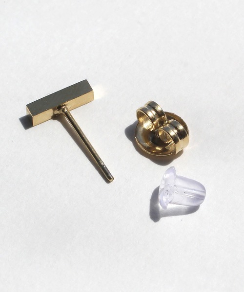 abaskdesign(アバスクデザイン)の「金属アレルギー対応 ロッドスモールステンレスピアス(ピアス(両耳用)・レディース・シルバー/ゴールド・FREE)」の11枚目の写真
