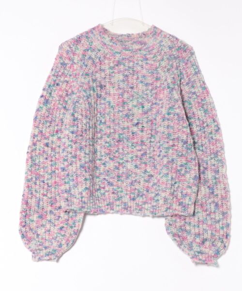 Desigual(デシグアル)の「マルチカラーミックス編みクルーネックニットセーター(ニット/セーター・レディース・マルチ・S)」の4枚目の写真
