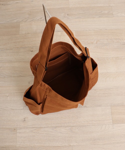 FUNALIVE(ファンアライブ)の「コットンキャンバスショルダーBAG(ショルダーバッグ・メンズ・ブラック/カーキ/アイボリー/ブラウン・F)」の15枚目の写真