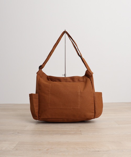 FUNALIVE(ファンアライブ)の「コットンキャンバスショルダーBAG(ショルダーバッグ・メンズ・ブラック/カーキ/アイボリー/ブラウン・F)」の10枚目の写真