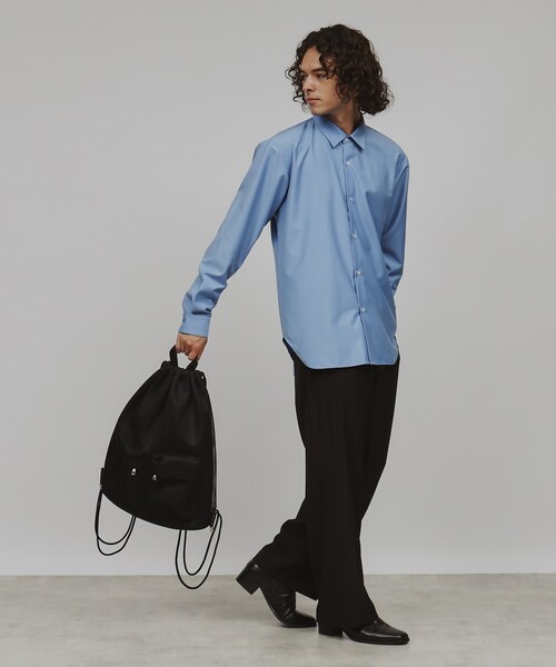 tk.TAKEO KIKUCHI（ティーケータケオキクチ）の「◆ダブルポケットナップザック（バックパック/リュック・メンズ・ブラック系1/ブラック/ブラック系・00）」の7枚目の写真