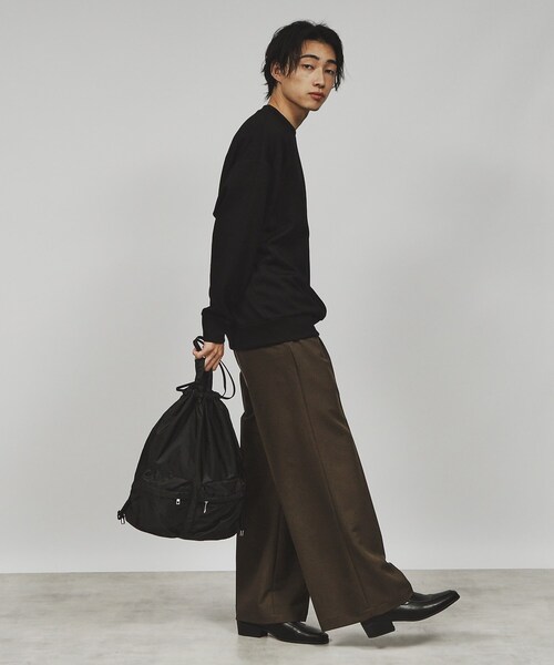 tk.TAKEO KIKUCHI（ティーケータケオキクチ）の「◆ダブルポケットナップザック（バックパック/リュック・メンズ・ブラック系1/ブラック/ブラック系・00）」の11枚目の写真