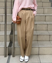 NOLLEY’S Sophi | ウォッシャブルツイルワイドテーパードパンツ(その他パンツ)