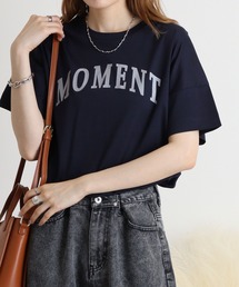 BRODIAEA（ブローディア）の「BRODIAEA MOMENTプリント　スムースTシャツ（Tシャツ/カットソー）」