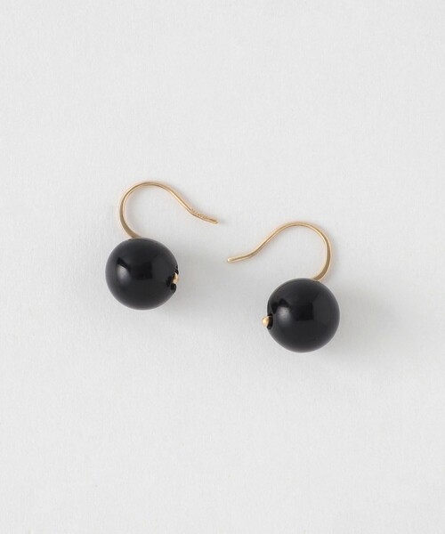 Steven Alan(スティーブンアラン)の「<TOILE>BEADS EARRINGS/ピアス(ピアス(両耳用)・レディース・ブラック/レッド・FREE)」の1枚目の写真