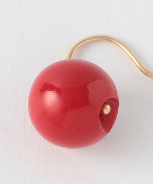Steven Alan(スティーブンアラン)の「<TOILE>BEADS EARRINGS/ピアス(ピアス(両耳用)・レディース・ブラック/レッド・FREE)」の7枚目の写真