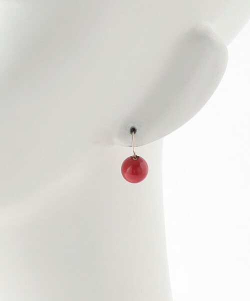 Steven Alan(スティーブンアラン)の「<TOILE>BEADS EARRINGS/ピアス(ピアス(両耳用)・レディース・ブラック/レッド・FREE)」の4枚目の写真