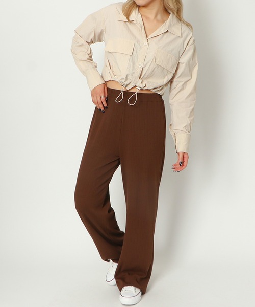 GORGE(ゴージ)の「《ショート丈×ミリタリー》レディース シャツブルゾン 羽織り 春夏秋(ブルゾン・レディース・ベージュ/カーキ/ブラック/グレー・F)」の7枚目の写真