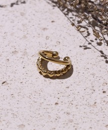 LHME（エルエイチエムイー）の「【WEB限定】“Moment”ハートダブルイヤーカフ/サージカルステンレス（金属アレルギー対応）【LHME / エルエイチエムイー】（イヤーカフ）」