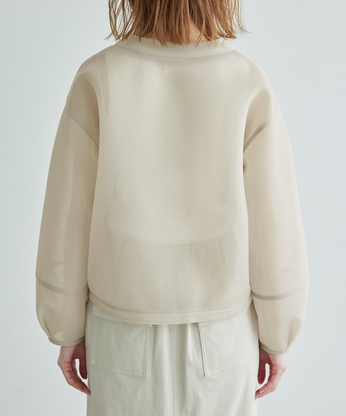 ROPE' PICNIC（ロペピクニック）の「シアーダンボールブルゾン（ブルゾン・レディース・グレー系その他/ブラック・38）」の10枚目の写真