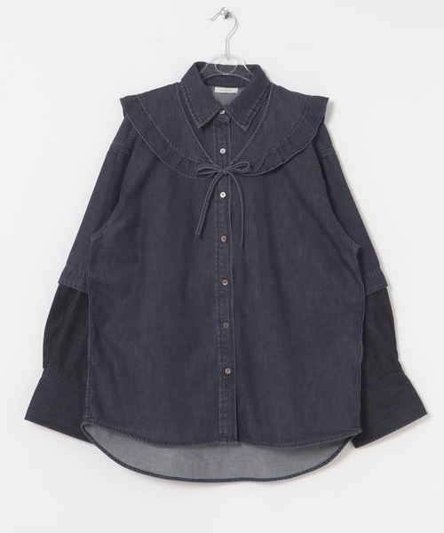 LAATO denim blouse ラート デニム シャツ アーバンリサーチ LAATO（ラート）の「denim blouse（シャツ/ブラウス）」 - WEAR