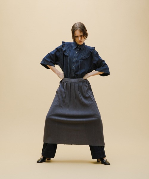 LAATO（ラート）の「denim blouse（シャツ/ブラウス）」 - WEAR