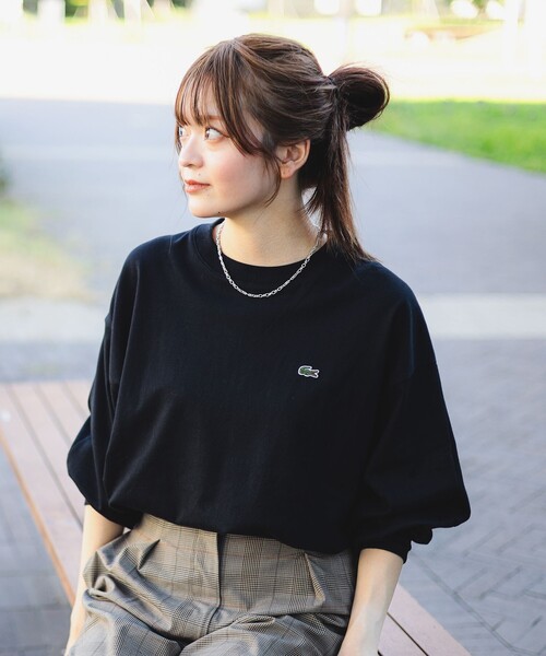 LACOSTE tシャツ / クルーネック ロングスリーブ カットソー