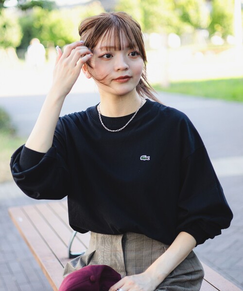 定価2万 美品 ヴェリテクール 24AW ロングスリーブ Tシャツ LACOSTE（ラコステ）の「LACOSTE / 別注 ロングスリーブ クルー