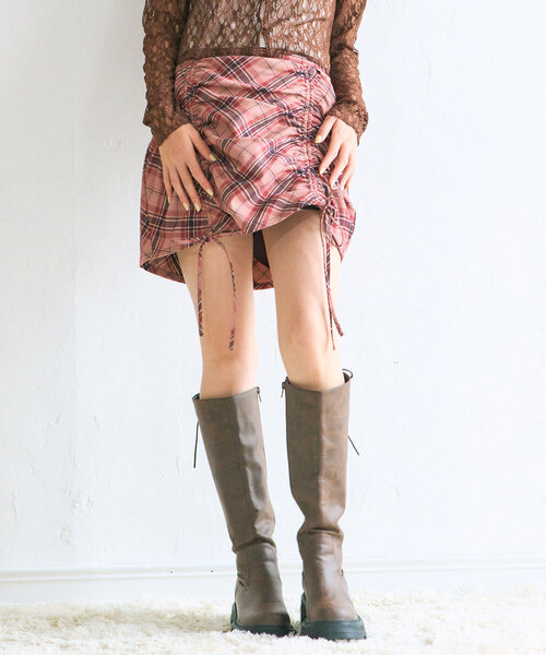 セール】裾ドロストミニスカート（スカート）｜OLIVE des OLIVE