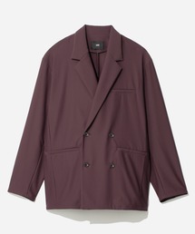 HARE | 【SET UP対応】カットプリーツダブルジャケット（HARE)(テーラードジャケット)
