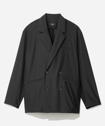 HARE | 【SET UP対応】カットプリーツダブルジャケット（HARE)(テーラードジャケット)