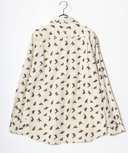 POWER TO THE PEOPLE(パワートゥーザピープル)の「POWER TO THE PEOPLE/パワートゥザピープル 総柄プリント レギュラーカラーシャツ/レディース メンズ(シャツ/ブラウス・レディース・ホワイト系その他/ホワイト系その他3/ホワイト系その他2/ホワイト系その他5/ホワイト系その他6/ホワイト系その他4/ホワイト系2/ホワイト系3/ホワイト系1・M/L/LL)」の14枚目の写真