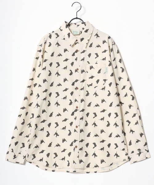 POWER TO THE PEOPLE(パワートゥーザピープル)の「POWER TO THE PEOPLE/パワートゥザピープル 総柄プリント レギュラーカラーシャツ/レディース メンズ(シャツ/ブラウス・レディース・ホワイト系その他/ホワイト系その他3/ホワイト系その他2/ホワイト系その他5/ホワイト系その他6/ホワイト系その他4/ホワイト系2/ホワイト系3/ホワイト系1・M/L/LL)」の13枚目の写真