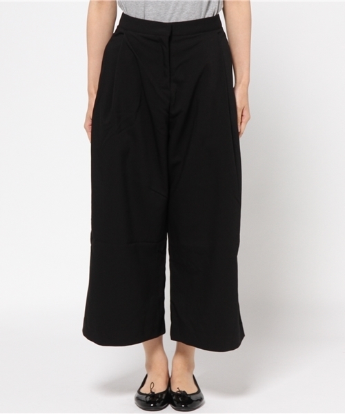 CIAOPANIC TYPY(チャオパニックティピー)の「【CIAOPANIC TYPY】ジョーゼット起毛ガウチョパンツ(その他パンツ・レディース・キャメル/ブラック・MEDIUM/SMALL)」の5枚目の写真