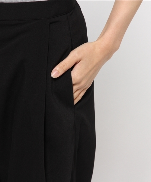 CIAOPANIC TYPY(チャオパニックティピー)の「【CIAOPANIC TYPY】ジョーゼット起毛ガウチョパンツ(その他パンツ・レディース・キャメル/ブラック・MEDIUM/SMALL)」の10枚目の写真