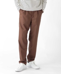 UNION STATION（ユニオンステーション）の「【セットアップ着用可能】ポリエステルギャバジンワンタックセミテーパードパンツ（その他パンツ）」